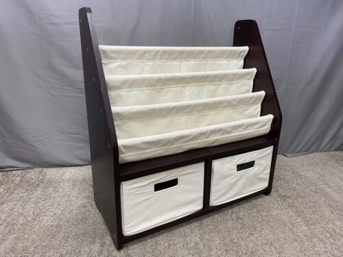 Wooden 2-Drawer Childrens Sling Bookshelf