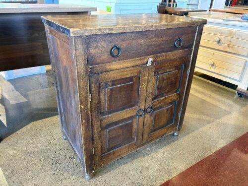Vintage Rustic 1-Door Utility Cabinet