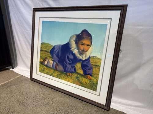 " Tundra Flower" Signed Print By Fred Machetanz