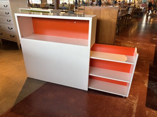 IKEA Flaxa Headboard with Roll Out Storage Compartment