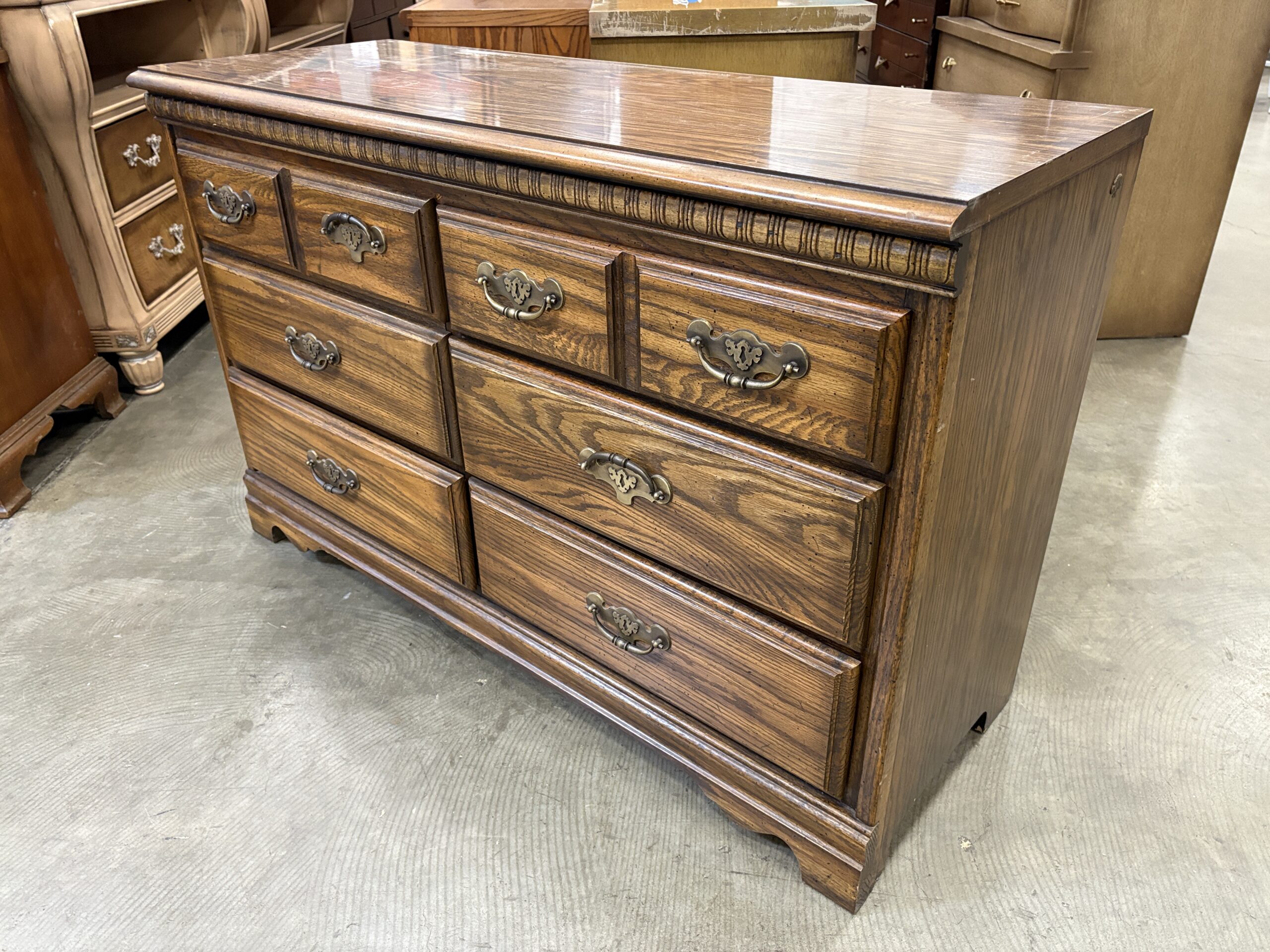 American Drew 6段チェスト USA 英国ヴィンテージ chest American Drew Traditional Highboy Chest Designed Cabinet - Etsy