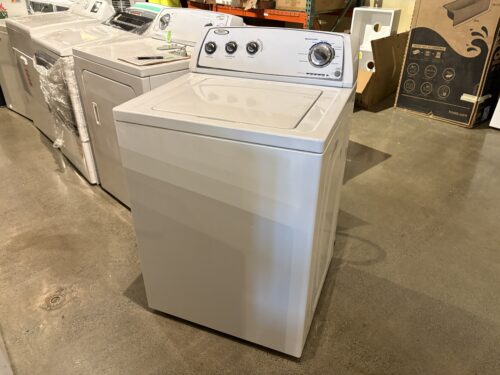 WHIRLPOOL Traditional Top Load Washer with Care Control Temperature Management System Model #WTW4800XQ