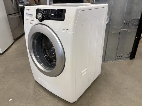 SAMSUNG 4.0 Cu. Ft. White Front Load Washer Model #WF220ANW/XAA
