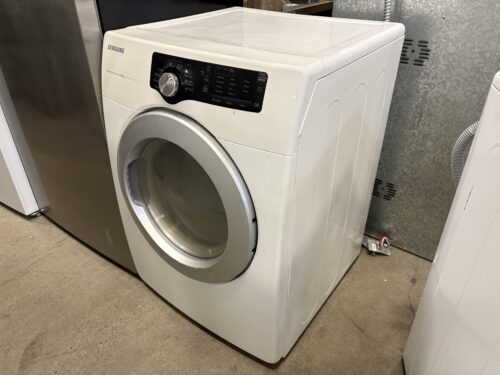 SAMSUNG 7.3 Cu.Ft. White 7-Cycle Gas Dryer Model #DV220AGW/XAA