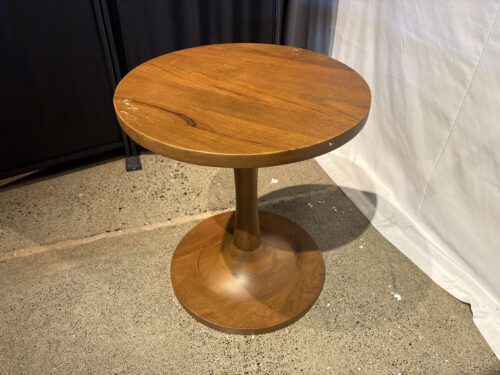 MODWAY Lina Round Wood Side Table