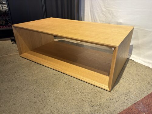 Natural 52" Wide Rectangle Wood Coffee Table