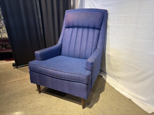 ROWE Vintage Mid-Century Modern Indigo Lounge Chair