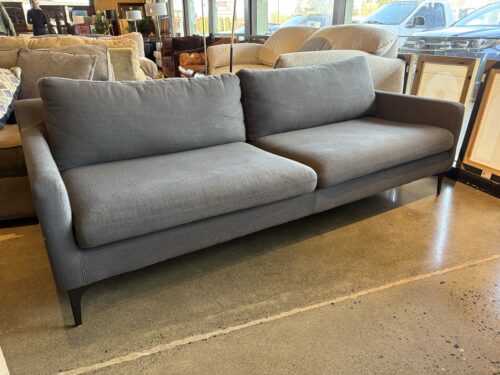 SOFACOMPANY Modern 85" Wide Grey Couch