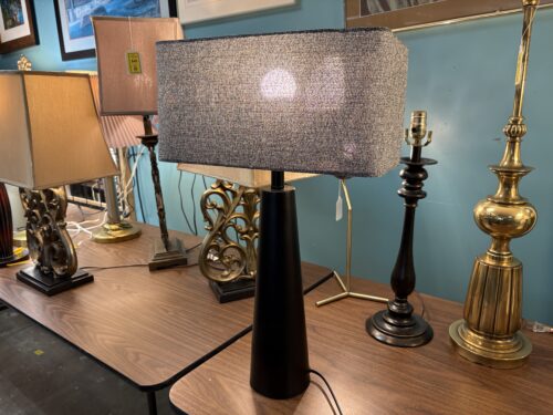 Minimalist Black & Grey Table Lamp