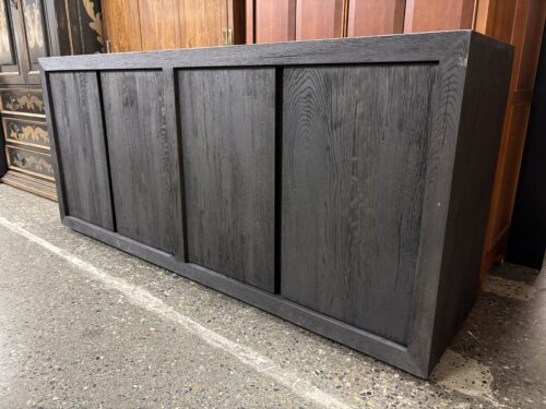 RESTORATION HARDWARE Drifted Reclaimed Black Oak Sideboard