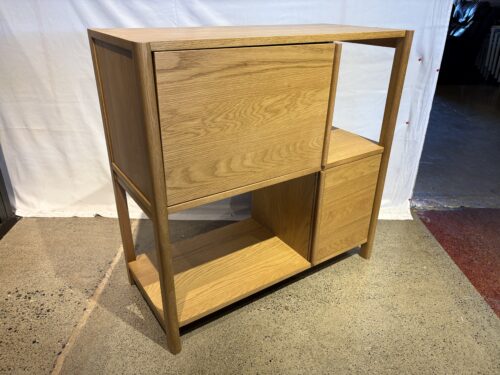 NEW! ARTICLE Mysen Scandinavian Style Solid Natural Oak Cabinet