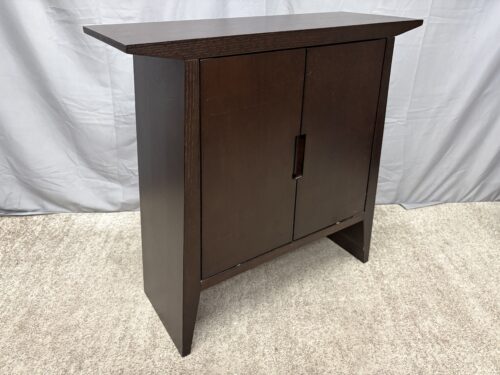 Chocolate Petite Modern Storage Cabinet