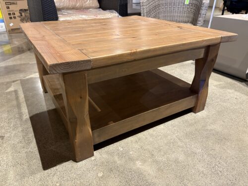 Rustic Farmhouse Square Outdoor Patio Table