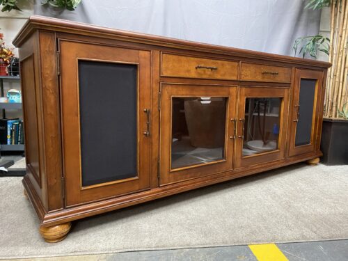 WINNERS ONLY Winners Only Large Mixed Wooden 4-Door TV Stand