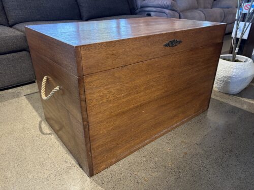Vintage Solid Wood Blanket Chest