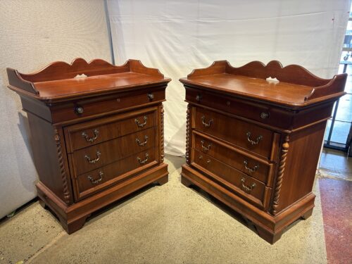 LEXINGTON Vestiges Of The Past Rustic 4-Drawer Nightstand  (Set of 2)