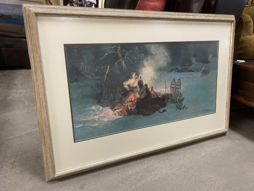 "Night Visitor" Limited Edition Signed Framed Print by John Clymer