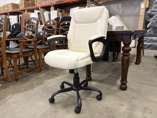 Ivory Modern Adjustable Office Chair