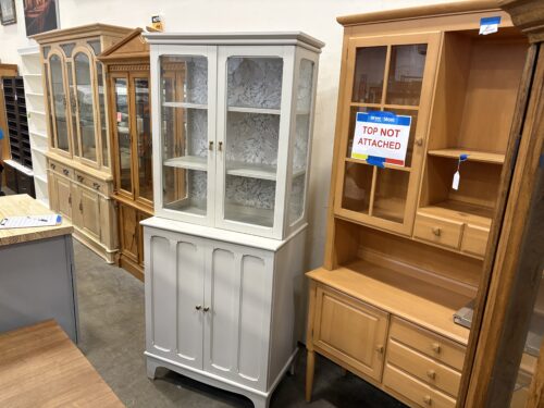 IKEA Lommarp White Farmhouse Style China Hutch