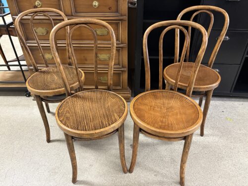THONET Antique Bentwood Bistro Chair (Set of 4)