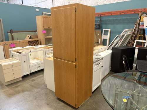 Extra Tall Freestanding Wooden Kitchen Pantry Cabinet