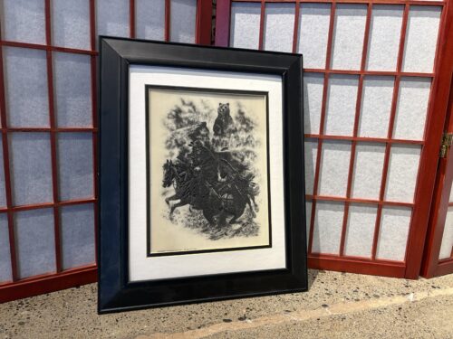 Vintage Framed "Awakened Giant at Cache Cave" by Bill O-Neill 1983