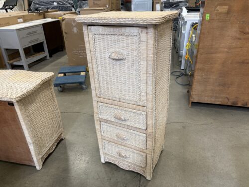 PIER 1 IMPORTS Jamaica Collection Petite Tan Wicker 3 Drawer Wardrobe