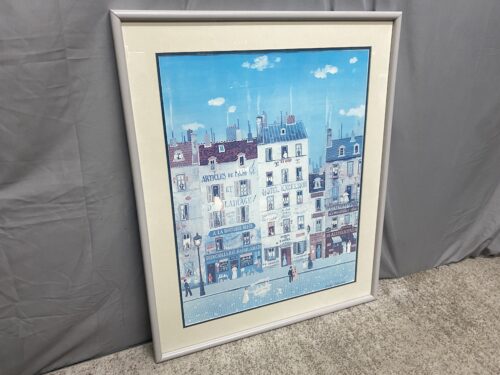 "Ice Cream Vendor" Framed Fine Art Print by de La Croix