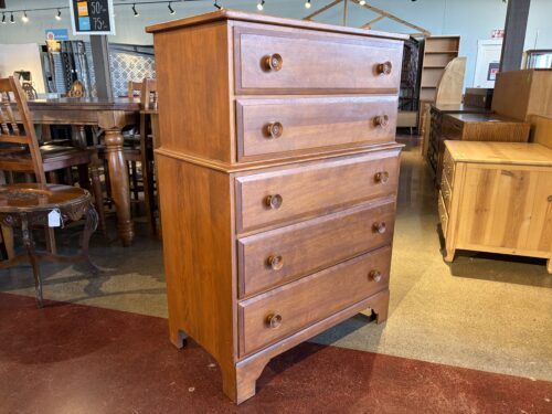 WHITNEY BIRCH Vintage Chest on Chest 5-Drawer Dresser