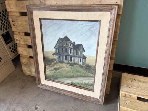 "Homestead" by Del Kay Framed Original Oil Painting