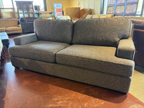 LA-Z-BOY Paxton Charcoal Grey Tweed Couch