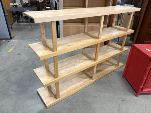 Modern Wooden 4 Tier Open Shelving Bookcase