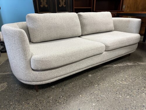 SOFACOMPANY Sandy Grey Curved Arm Sofa