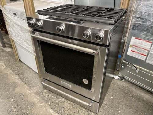 KITCHENAID Gas 5-Burner Convection Range w/ Steam Bake Model #KSGG700ESS7