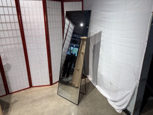 Black Frame Full Length Standing Floor Mirror