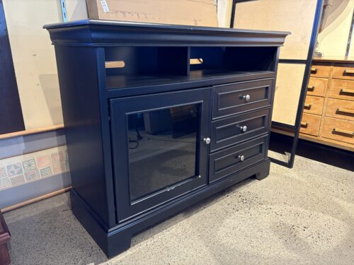 Black 3-Drawer Media Entertainment Center