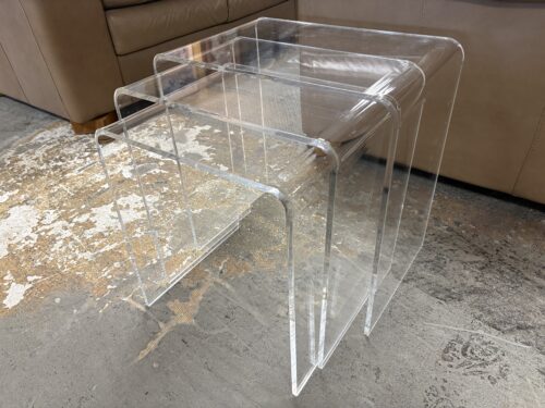 Clear Acrylic Nesting Tables