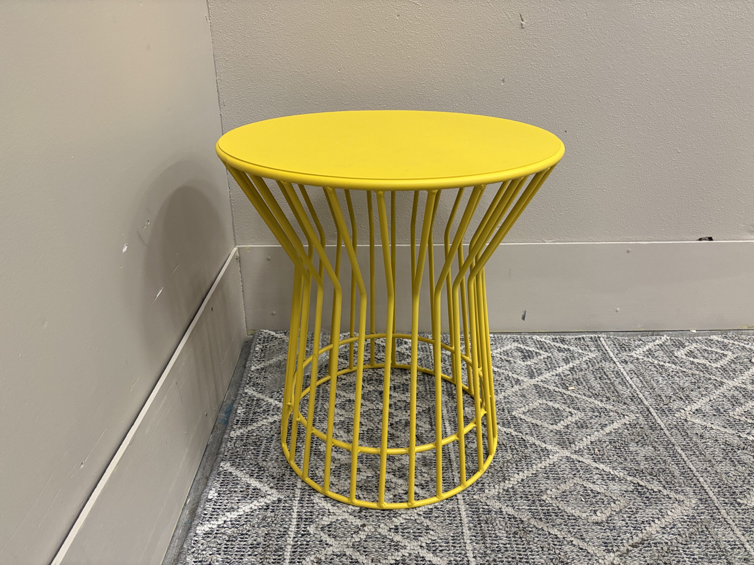 Modern Vibrant Yellow Accent Table