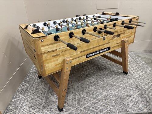 TOURNAMENT SOCCER  Vintage 70's Wooden Foosball Table