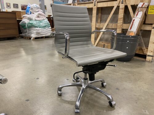 Modern Grey Quilted Office Chairs