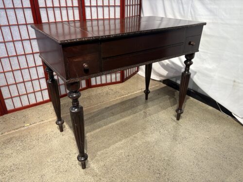 BREUNERS Vintage Solid Mahogany Spinet Desk