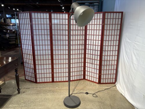 IKEA Hektor Old Industrial Dark Gray Floor Lamp
