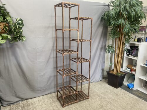 Wooden Indoor Tall 11-Shelf Plant Stand