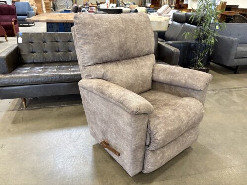 LA-Z-BOY Pebbled Stone Grey Manual Reclining Armchair