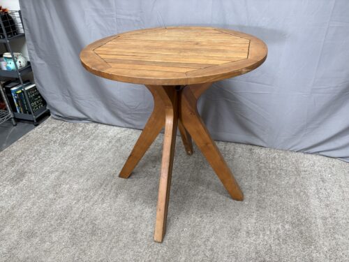 Outdoor Modern Teak Bistro Table