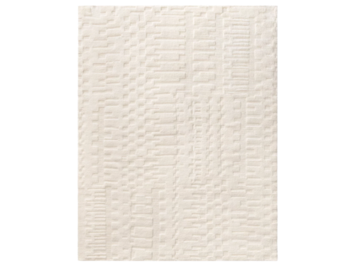 RESTORATION HARDWARE Taru Ivory 6'x9' Hand Knotted Wool Rug