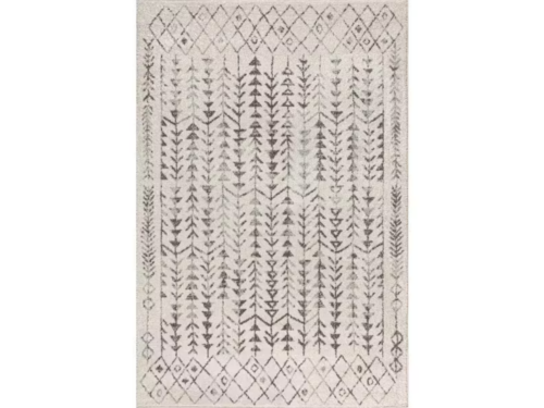 JOHNSATHAN Y Ziri Moroccan 8x10 Cream/Grey Area Rug