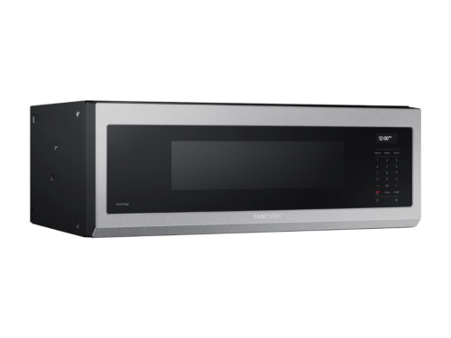 NEW! Samsung - 1.1 cu. ft. Smart SLIM Over-the-Range Microwave with 550 CFM Hood Ventilation - Stainless Steel