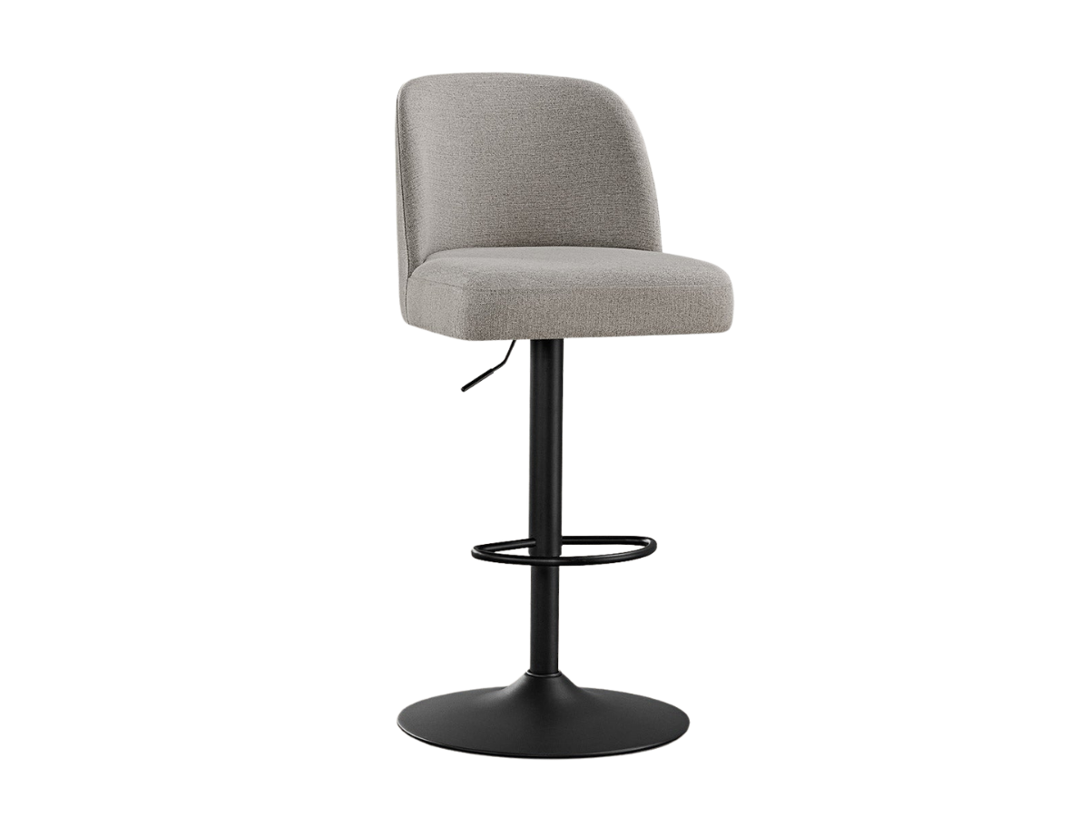 NEW! Bayside Highland Gray Gas-lift Adjustable Stool ( Set of 2 )