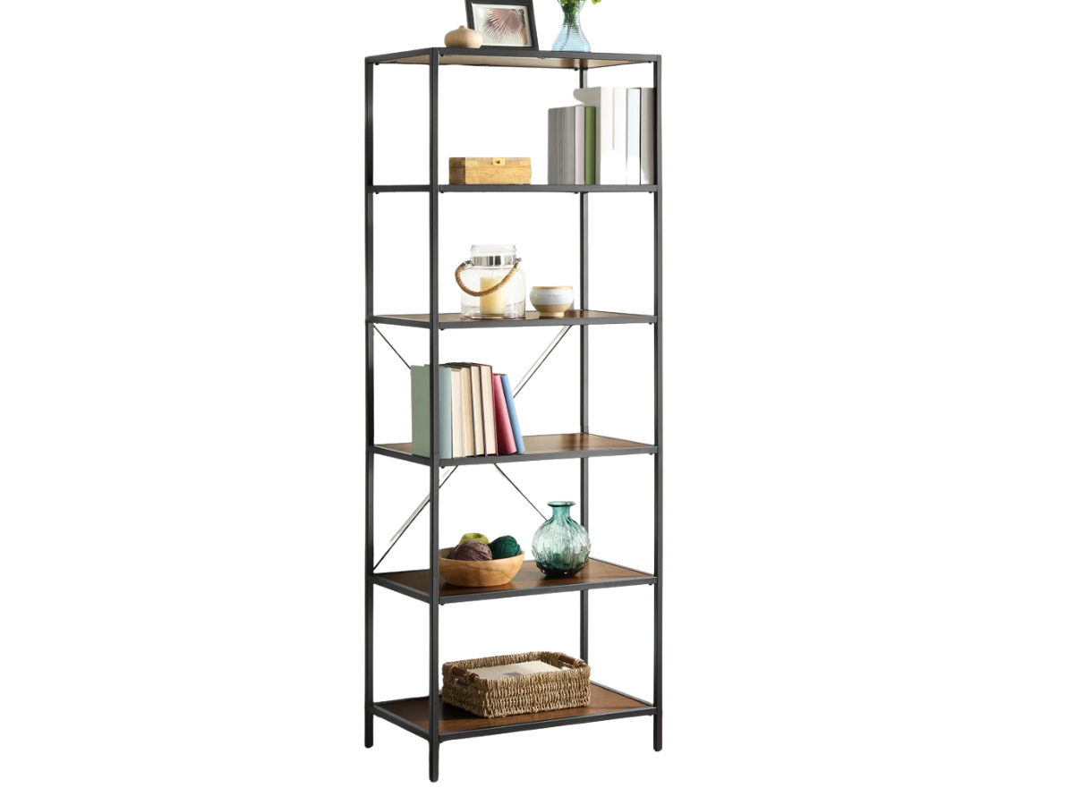 NEW! Pierson 76” 6-Tier Bookcase